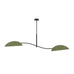 Emibig Ceiling Light Lotus Steel Black | Suitable for 2x E14 - Max 10W