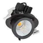 Philips LED Spot LuxSpace Accent Compact Black RS772B 26W 2700lm 36D - 930 Warm White | 134mm - Best Colour Rendering