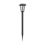 Eglo Spike Light Prietta Black 6W 800lm - 827 Extra Warm White | IP44 - Motion and Light Sensor