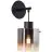 Brilliant Simonis Wall Light Glass Metal Smoke Black | Suitable for 1x E27