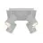 Nordlux Frida 4-Spot Metal White | Suitable for 4x GU10