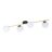 Emibig Ceiling Light Splendi Steel Black | Suitable for 4x E14 - Max 10W