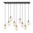 Emibig Pendant Astral Steel Black | Suitable for 9x E14 - Max 10W