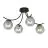 Emibig Ceiling Light Boston Steel Black | Suitable for 4x E14 - Max 10W