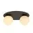 Emibig Ceiling Light Solar Steel Black | Suitable for 2x E14 - Max 10W