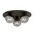 Emibig Ceiling Light Solar Steel Black | Suitable for 3x E14 - Max 10W