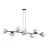 Emibig Pendant Rossi Steel Black | Suitable for 8x E14 - Max 10W