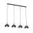 Emibig Ceiling Light Seco Steel Black | Suitable for 4x E27 - Max 15W