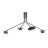 Emibig Ceiling Light Mizu Steel Black | Suitable for 4x GX53 - Max 12W