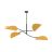 Emibig Ceiling Light Lotus Steel Black | Suitable for 4x E14 - Max 10W