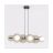 Emibig Pendant Model Steel Brown | Suitable for 6x G9 - Max 8W