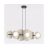 Emibig Pendant Elementi Steel Brown | Suitable for 6x G9 - Max 8W