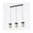 Emibig Pendant Ego Steel Brown | Suitable for 3x E14 - Max 10W