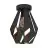 Eglo Ceiling Light Carlton 1 Steel Black Copper | IP20 - Suitable for 1x E27 