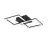 Eglo Ceiling Light RGBic Steel Black 19.6W 2100lm - 830 Warm White + RGB | Dimmable