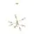 Eglo Pendant Gradoli 1 Steel Gold | IP20 - Suitable for 8x E27 