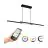 Eglo Pendant Fraioli-Z Aluminium Black 17W 2400lm - 827-865 Tunable White + RGB | IP20 - Zigbee Dimmable