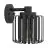 Eglo Wall Light Selinus Steel Black | IP65 - Suitable for 1x E27