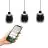Eglo Connect.Z Smart Pendant Molochio-Z Steel Black 11.1W 1500lm - 827-865 Tunable White + RGB | Dimmable