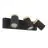 Eglo Ceiling Light Consuma Black, Brown | Suitable for 3x GU10