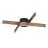 Eglo Connect.Z Smart Ceiling Light Folcino-Z Steel Bronze, Black 36W 3720lm - 827-865 Tunable White + RGB | Dimmable