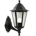 Nordlux Cardiff Up Wall Light Aluminium Black | Suitable for 1x E27