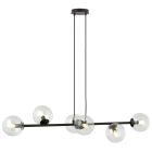 Emibig Pendant Rossi Steel Black | Suitable for 6x E14 - Max 10W