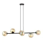 Emibig Pendant Rossi Steel Black | Suitable for 6x E14 - Max 10W