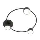 Emibig Ceiling Light Lucio Steel Black | Suitable for 3x GX53 - Max 12W