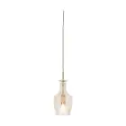 It's about RoMi Pendant Brussels Glass Gold | Suitable for 1x E14 