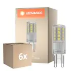 Multipack 6x Osram LED Capsule G9 Clear 4.8W 600lm - 840 Cool White | Replaces 48W
