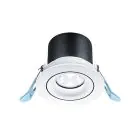 THORNeco LED Spot LILY Black 9W 900lm 38D - 930 Warm White | 82mm - Cutout 68mm - IP44 - Best Colour Rendering - Dimmable